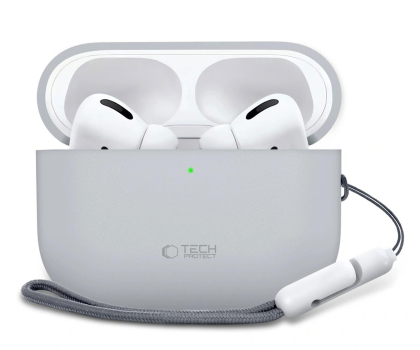 Pozostałe TECH-PROTECT Silicone Do Apple Airpods Pro 3 Crayon Grey 5906302333059